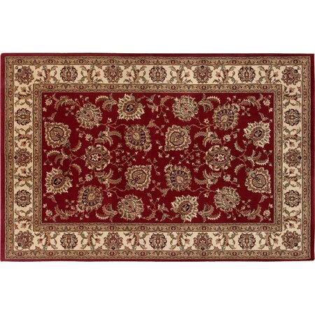 Sphinx By Oriental Weavers Area Rugs, Ariana 117C3 5X8 Rectangle - Red/ Ivory-Polypropylene A117C3160235ST